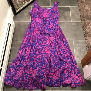 Soft Surroundings Maxi Sleeveless Summer Dress LG